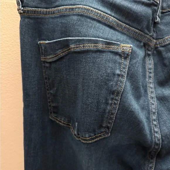 Classic Blue Denim Jeans by express  barley boot mid rise 14R - Picture 4 of 7